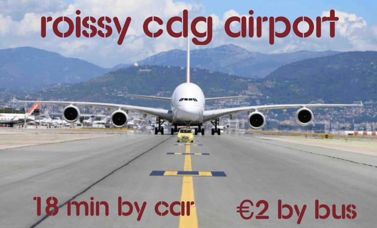 Appartement cosy proche Roissy CDG Astérix DisneyLand Paris Goussainville  Exterior foto